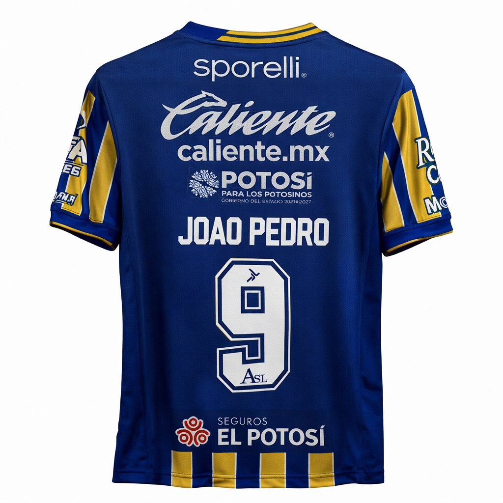 Jersey Auriazul Atlético de San Luis Caballero 25 - JOAO PEDRO
