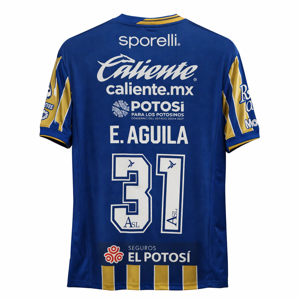 Jersey Auriazul Atlético de San Luis Caballero 25 -E. AGUILA