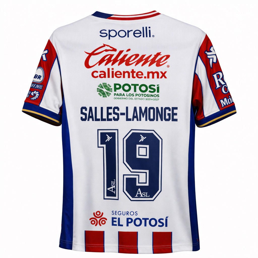 Jersey Rojiblanca Oficial Atlético de San Luis Caballero 25- SALLES LAMONGE