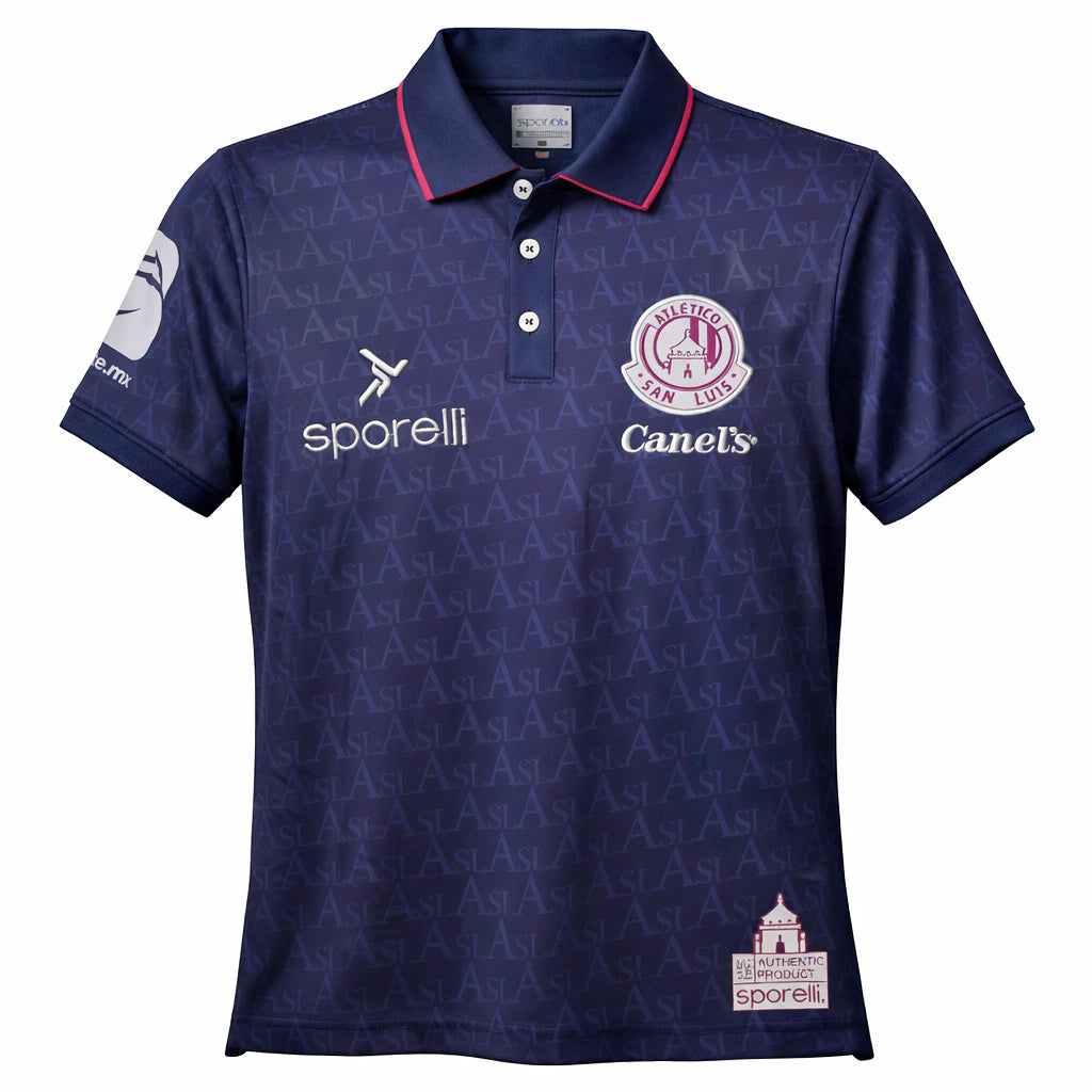 PLAYERA TIPO POLO MARINO ASL
