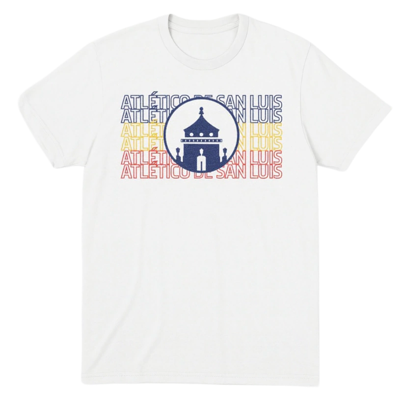 PLAYERA LINEA FAN ATLETICO BLANCO